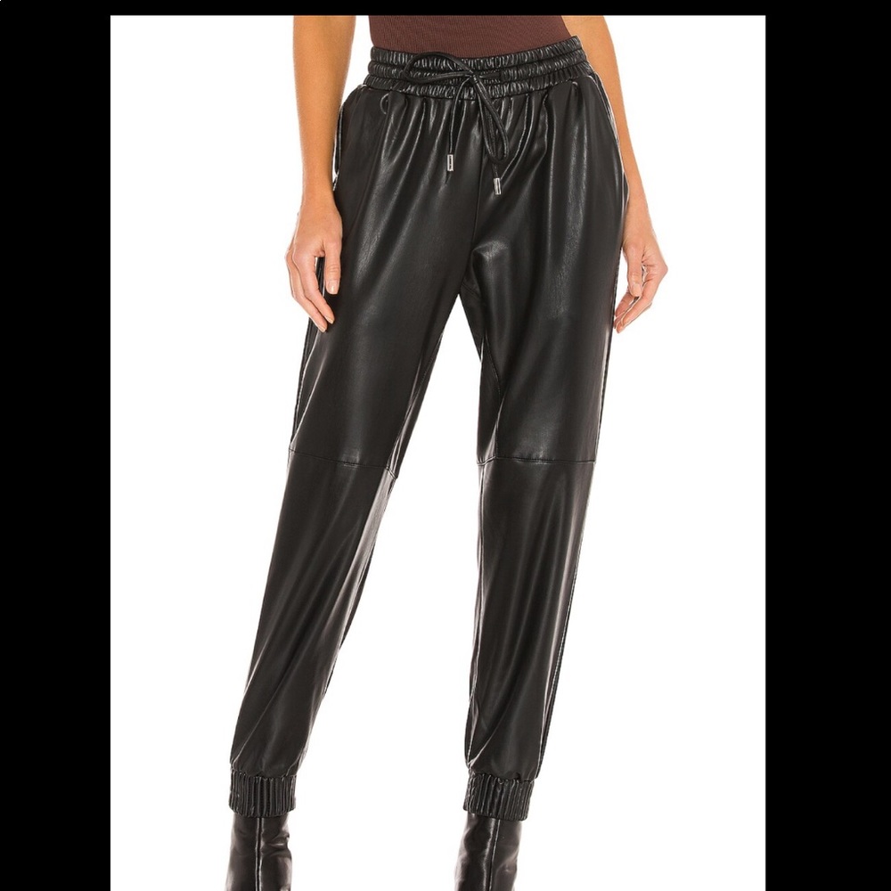 Revolve LNA Faux leather Joggers